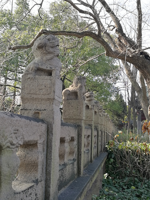 发《上海纪实》“西门，西门”（四）配图5·孔庙前的石狮子（龚静摄于2017年1月29日）.jpg