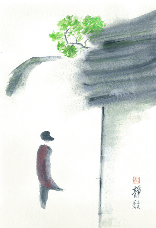 发《上海纪实》“西门，西门”（四）配图6·时光总留给人一个背影（龚静 作）.jpg
