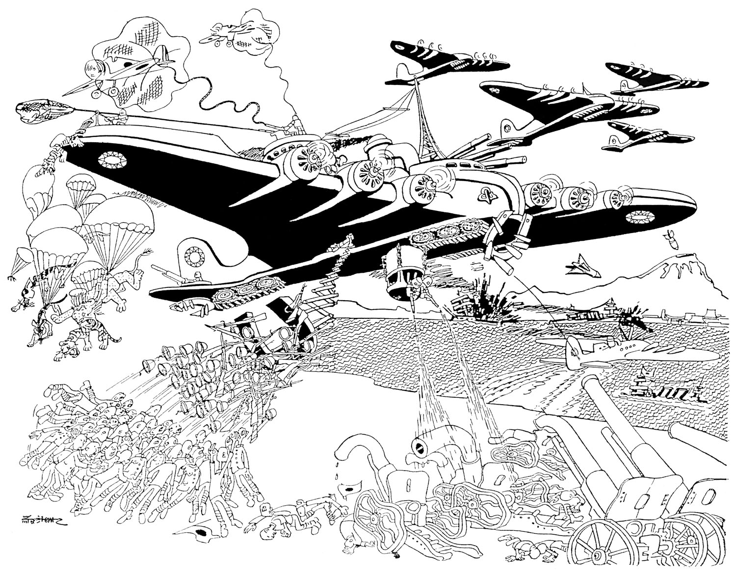 幻想中的无敌空军 （1938年1月16日《抗战漫画》）a .jpg