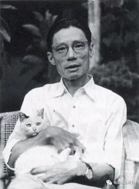 夏衍爱猫，此照片他最喜欢.jpg