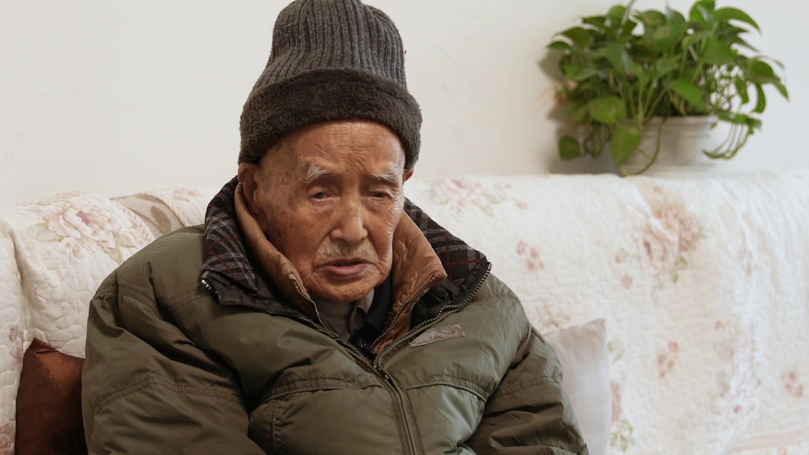 （图27）107岁的重庆老人韩灿如，是摄制组采访到的最年长的二战老兵。老人于今年7月仙逝.jpg